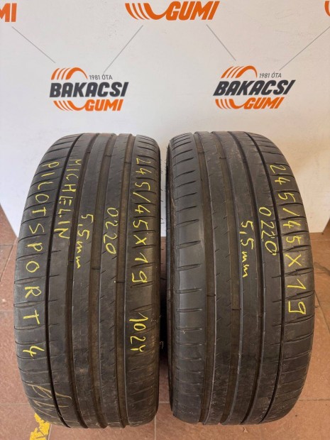 245/45R19 245 45 19 245/45X19 Michelin nyrigumi elad