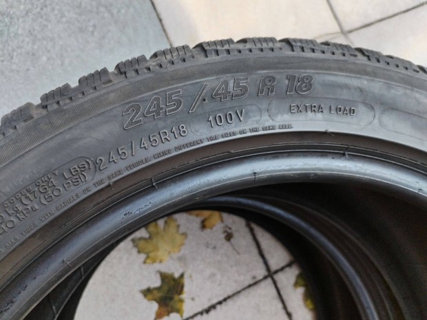 245 45 18 michelin 245/45 R 18 téli gumi garnitura 2021.40.hét