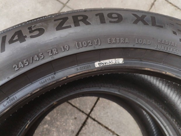 245 45 19 continental 245/45 R 19 nyári gumi garnitura 2022.24.hét