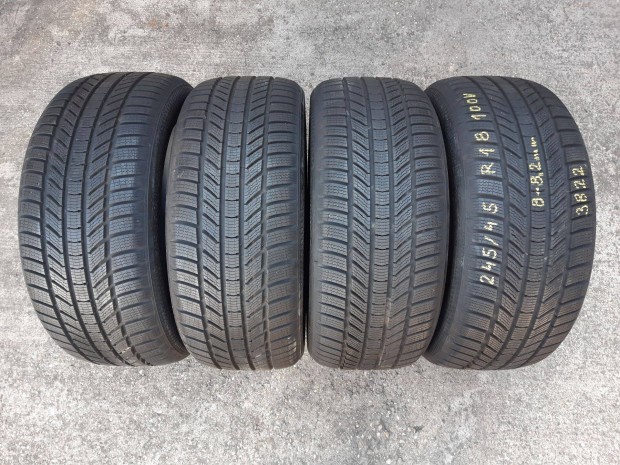 245/45 R18 -Continental újszerű téligumik