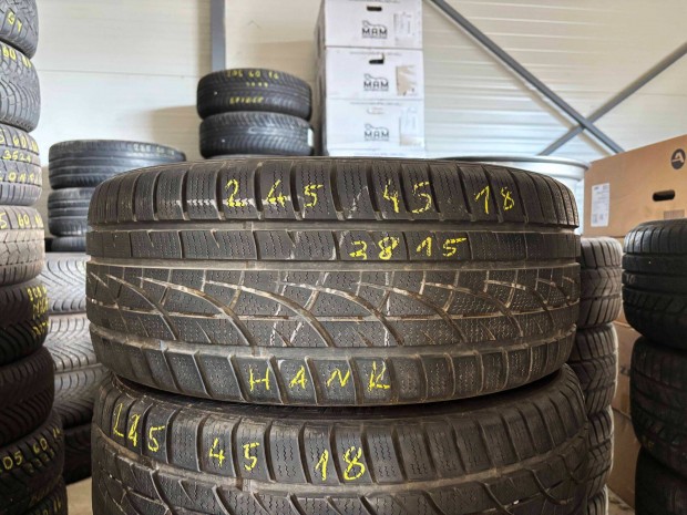 245/45 r18 Hankook téligumi garnitúra eladó 245/45r18 4db