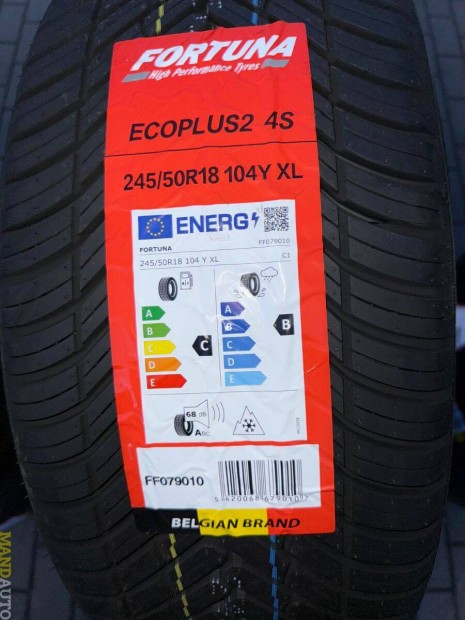 245/50R18 Fortuna Ecoplus2 4Season,Új négy évszakos gumi