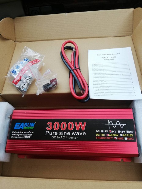 24V 3000w tiszta szinusz inverter! 