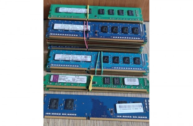 24 Db tesztelt 2GB-os DDR3 PC Ram memria modul egyben 7e Ft