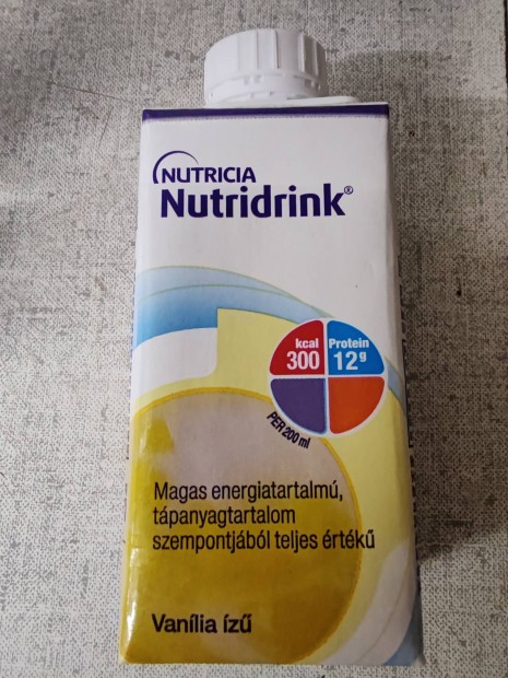 24 doboz vanlis Nutridrink tpszer