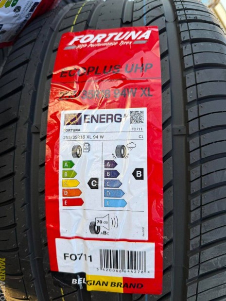 255/35R18 Fortuna Ecoplus UHP(XL),Új nyárigumi