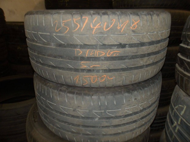 255/40r18 Bridgestone nyári gumi ajándék szereléssel