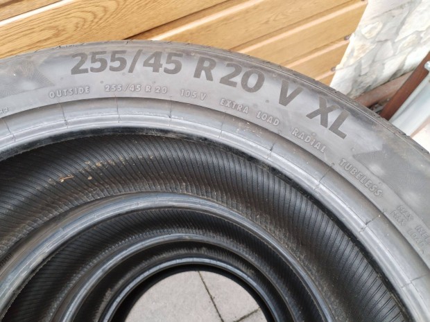 255 45 20 continental 255/45 R 20 nyári gumi garnitura 2022.29.hét
