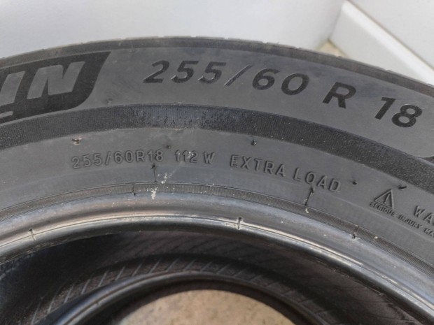 255 60 18 michelin 255/60 R 18 nyári gumi 2 db 2022.37.hét