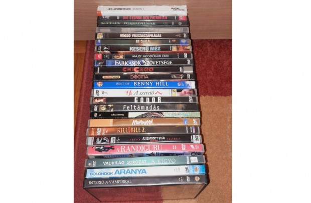 25 DVD Sorozat ,akci, kosztms, vgjtk, drma