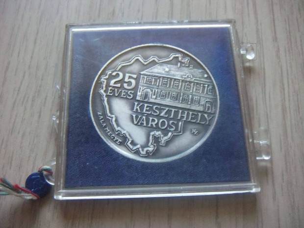 25 ves Keszthely Vrosa 1979 Ezstpatinzott Eredeti Tartban