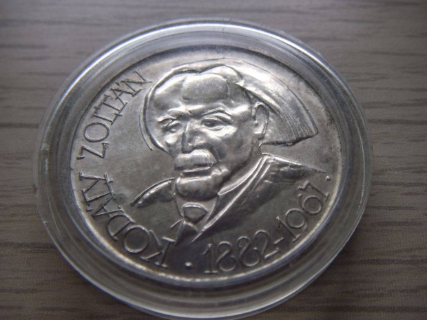 25 Forint 1967 Kodly Zoltn Ezstrem zrt kapszulban