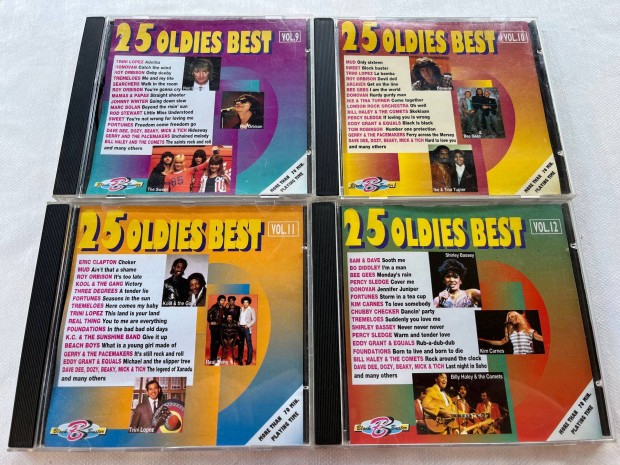 25 oldies Best - 4 CD lemez
