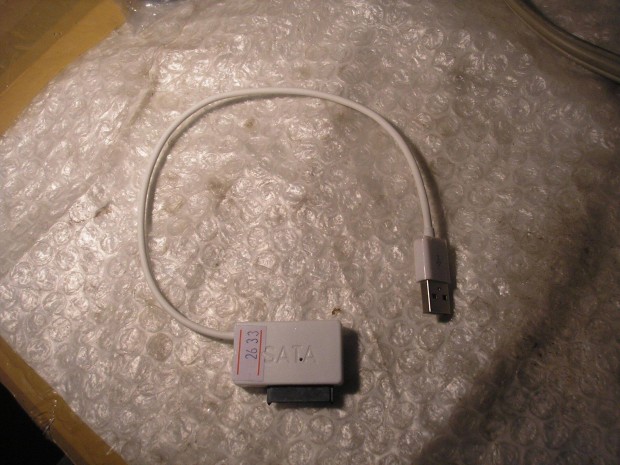 2633 Laptop sata DVD ODD meghajt USB adapter fekete fehr