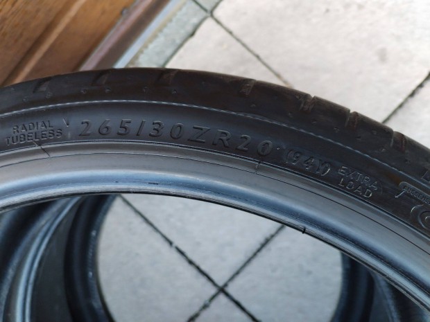 265 30 20 dunlop 265/30 R 20 nyári gumi 2 db 2021.24.hét