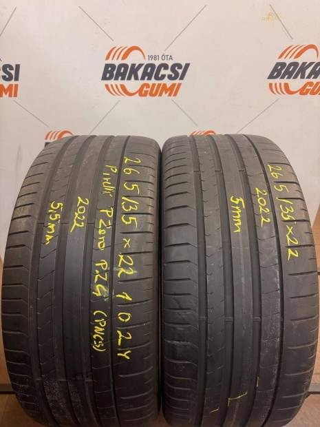 265/35R22 265 35 22 265/35x22 Pirelli nyári gumi eladó
