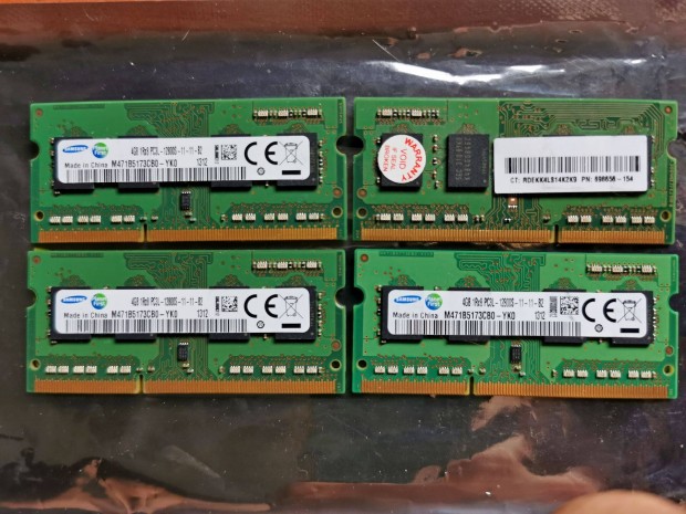26/3 Samsung M471B5173CB0 16gb 3 hnap garancia PC3L DDR3 ram memria