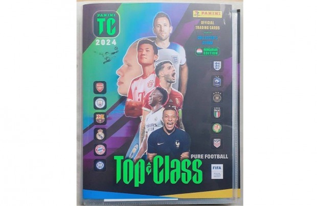 270 darab focis krtya, teljes, kigyjttt Panini Top Class 2024 album