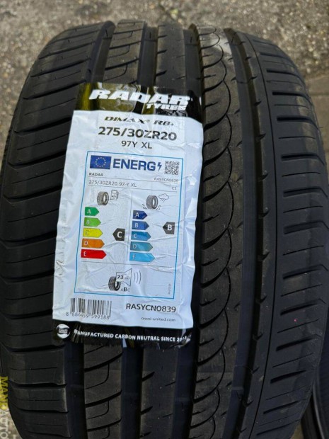 275/30R20 RADAR Dimax R8+(XL)