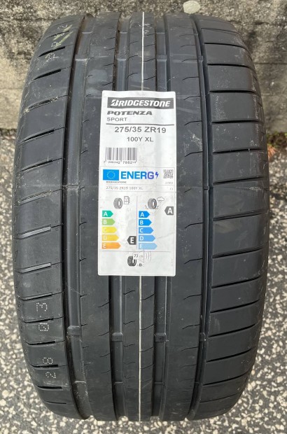 275/35R19 100Y XL Bridgestone potenza sport  2 db j