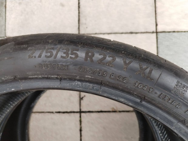 275 35 22 continental 275/35 R 22 nyári gumi 2 db