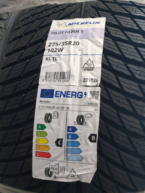 275/35 r20 michelin alpin 5 xl tligumi 