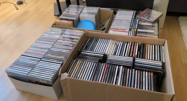 276 db-os CD lemez gyjtemny, jazz, klasszikus, rock stb.