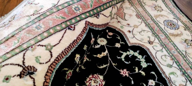 277 x 183 cm-es Kayseri selyemsznyeg pamut-selyem sznyeg ritka szn