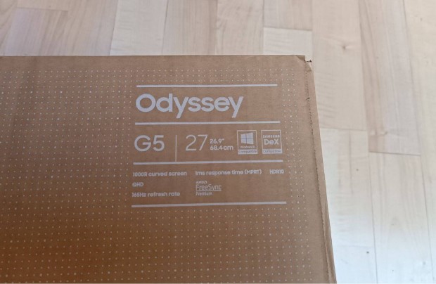 27" Odyssey G5 165Hz G55C Qhd velt Gaming Monitor