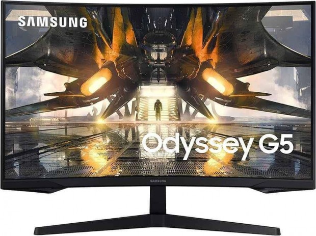 27" Odyssey G5 S27AG550EP, 165Hz G55A Qhd velt Gaming Monitor