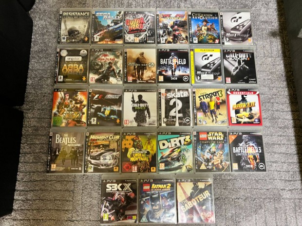 27db Eredeti Playstation 3 PS3 játék