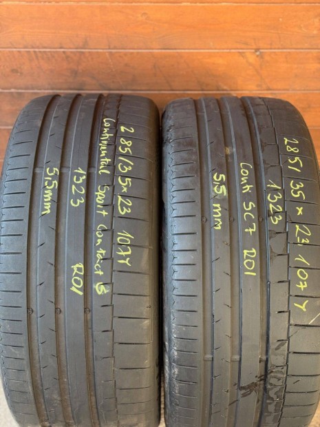 285/35R23 285 35 23 285/35x23 Continental nyári gumi eladó