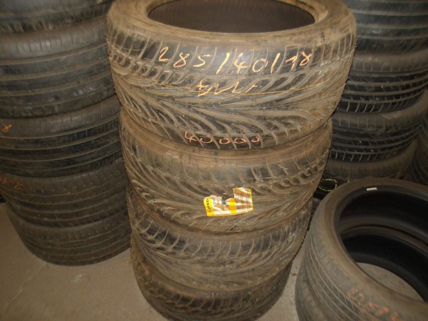 285/40r18 Dunlop nyári gumi ajándék szereléssel