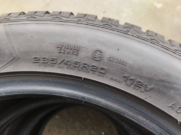 285 45 20 goodyear 285/45 R 20 téli gumi garnitura