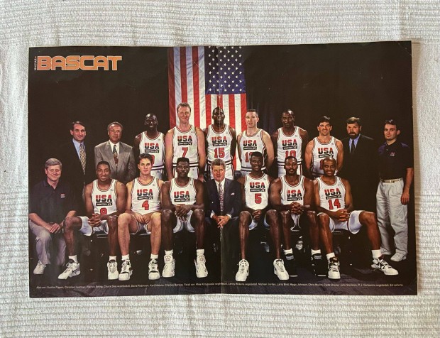 28x42,5 cm Dream Team USA kosarlabda valogatott poszter