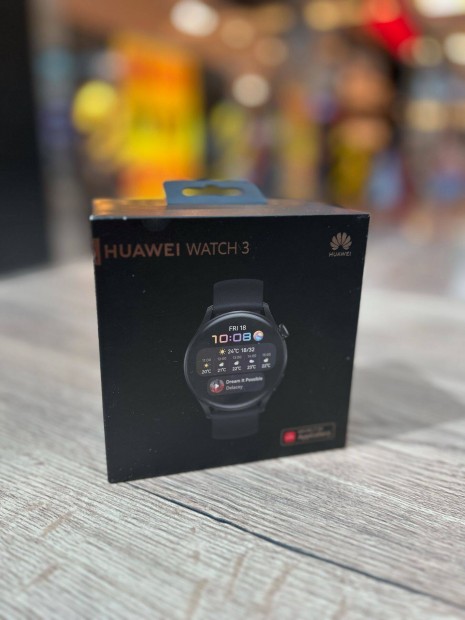 29 Huawei watch 3 LTE! 46mm! 12hnap garancival