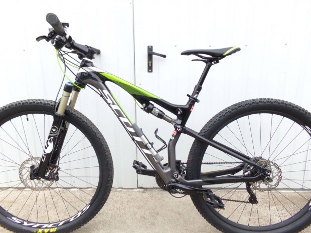 29" Scott Spark920 Carbon fully MTB tárcsafék 2x10 SLX, 2x Fox. Szép m