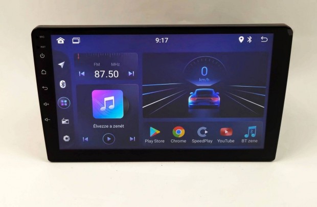2DIN 9col autórádió fejegység navi 2GB Apple iphone Carplay sok típush