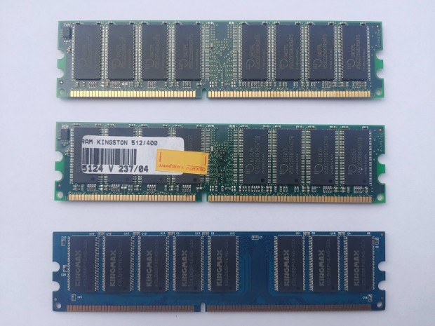 2GB DDR-400 RAM (2x 512MB Kingston & 1x 1GB Kingmax) 