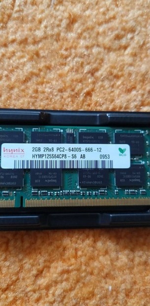 2Gb DDR2 SO-DIMM 800Mhz (laptop) memória modul (egyéb méret is) eladó