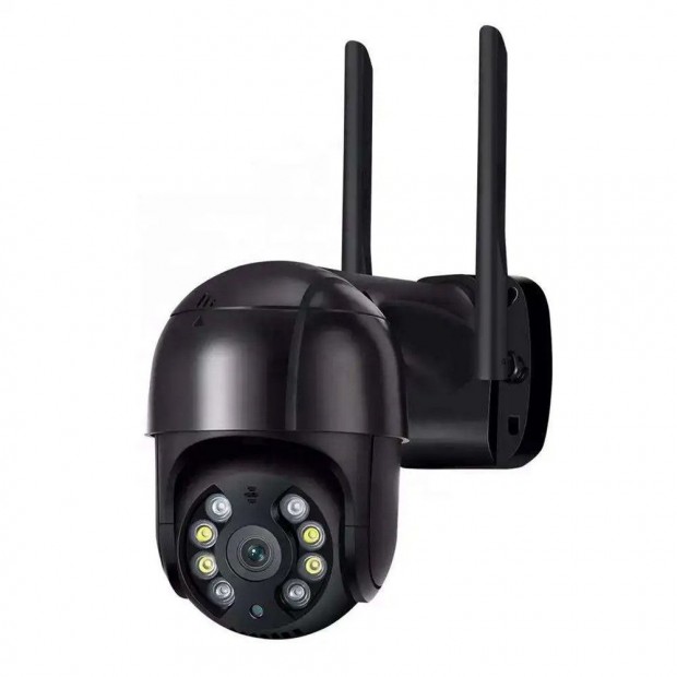 2MP HD fekete WiFi PTZ IP kamera kültéri otthoni biztonsági kamera au