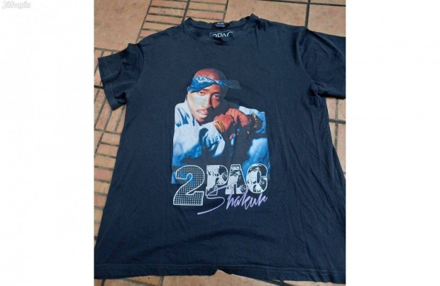 2Pac Shakur feliratos és képes póló S M