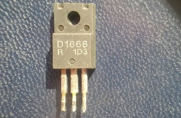 2SD 1666 N tranzisztor , 60 V , 3 A , bontott