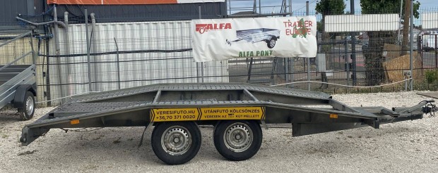 2T Martz Használt Duplatengelyes Autószállító Trailer 199x395cm