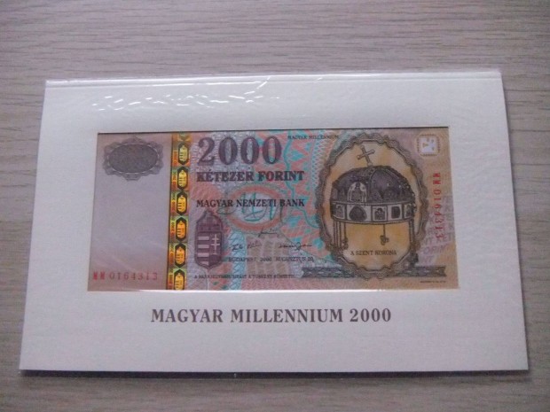 2.000 Ft Millenniumi Bankjegy Dszkiadsban 2000 Augusztus 20