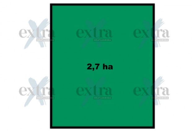 2,7 hekt�ros, 128,8 AK-s sz�nt� elad� Sz�regen