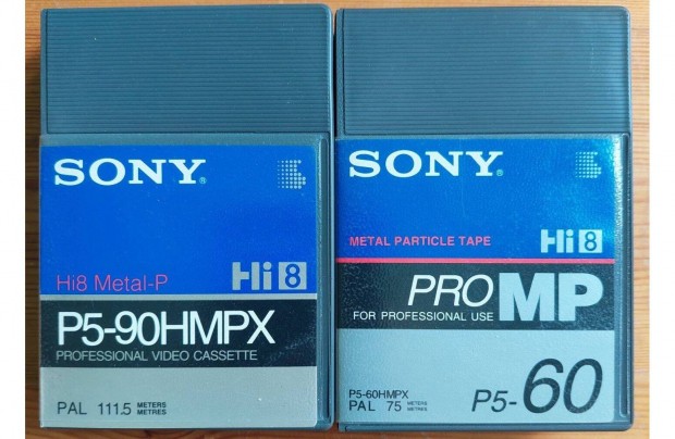 2-DB Sony Hi 8 8mm Digital8 Metal Videokamera Kazetta Vide Kazetta