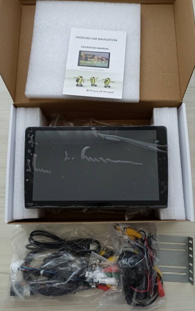 2 DIN, 9" autrdi / fejegysg, Android, 2 GB, GPS, tolatkam., BT