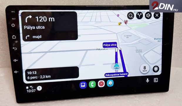 2 DIN aut�r�di� 9 Col Fejegys�g 4GB 64GB Video Lej�tsz� GPS