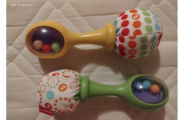 2 Fisher-price, Fisher price csörgő, rumbatök eladó